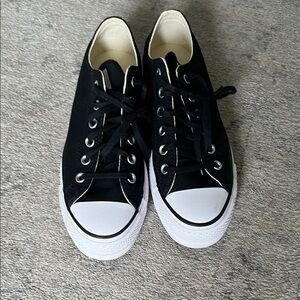 Converse Classic Chuck Taylor's in Black with White Trim